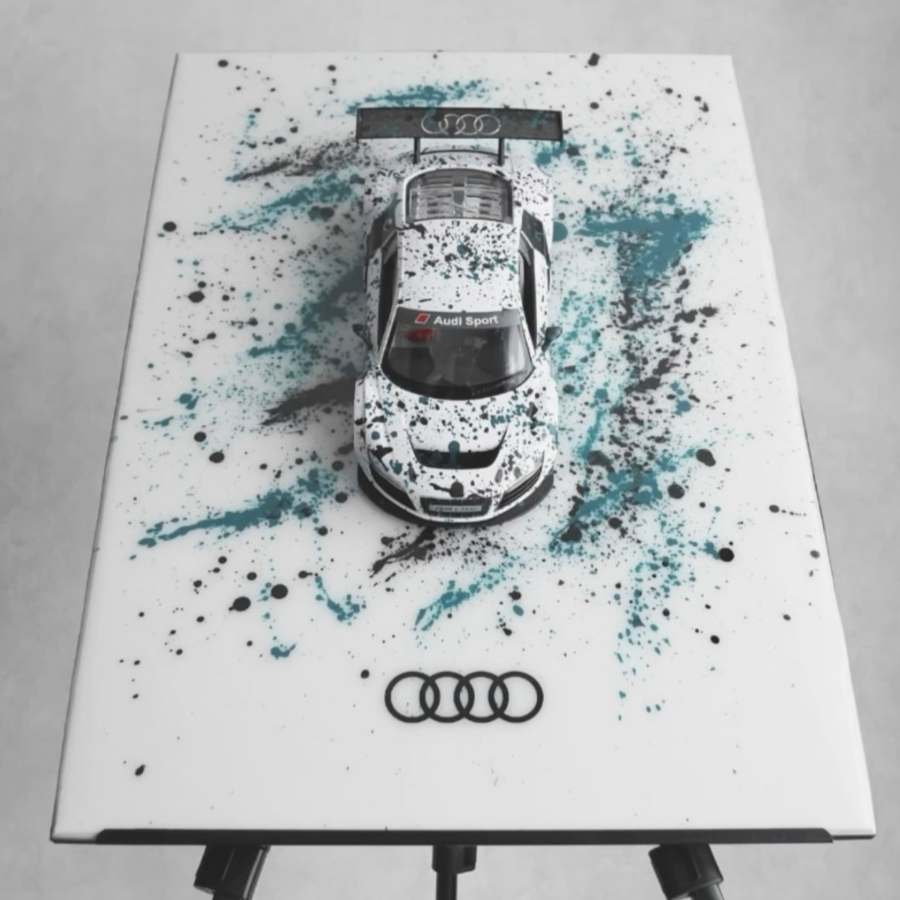 Мастер-класс "Автомобили" 50*40 см для двоих