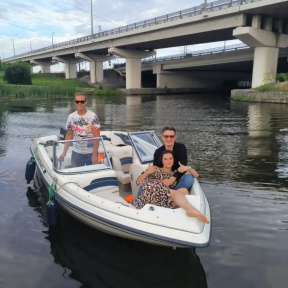 Аренда катера без капитана с правами ГИМС (2 часа)
