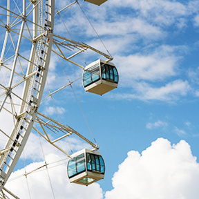 Колесо обозрения "Солнце Москвы" для семьи