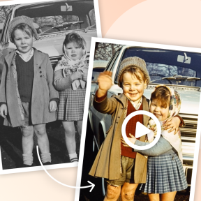 Создание трогательного/подарочного фильма с ожившими фото (2-минутный фильм)