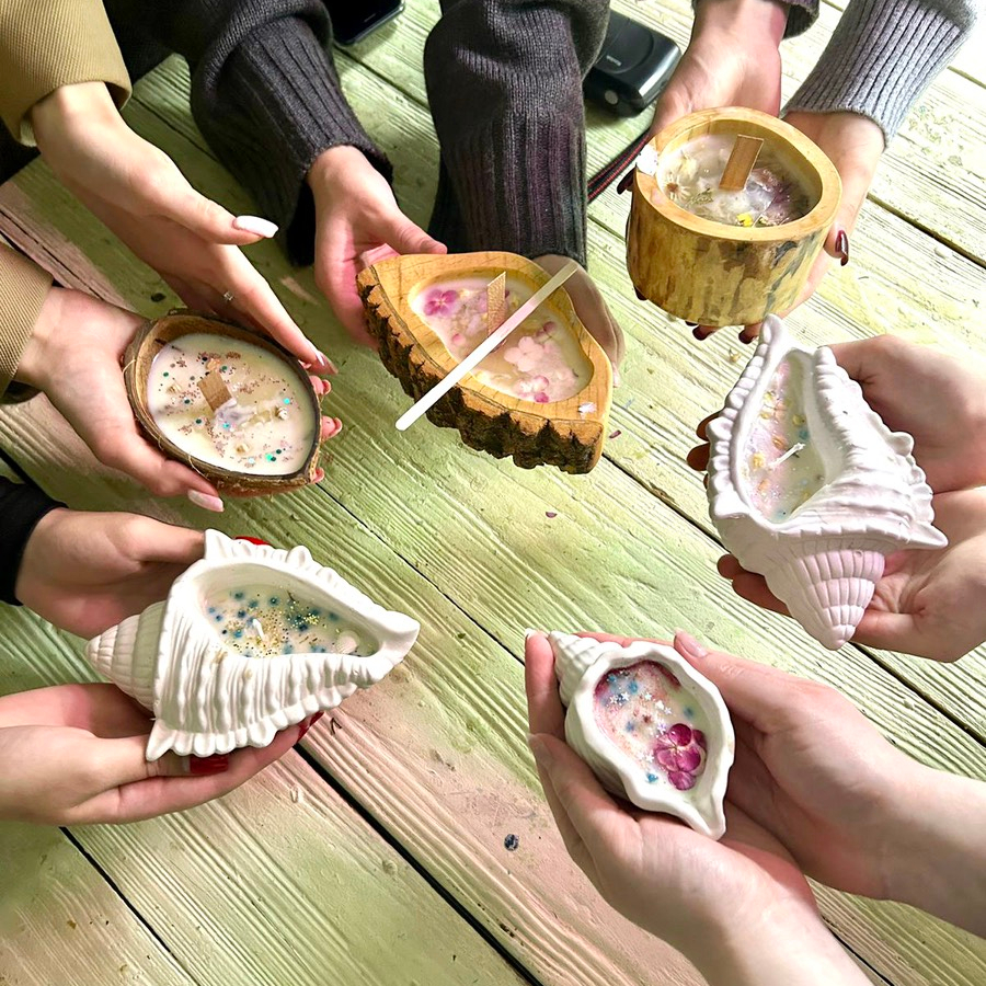 Мастер-класс по аромасвечам