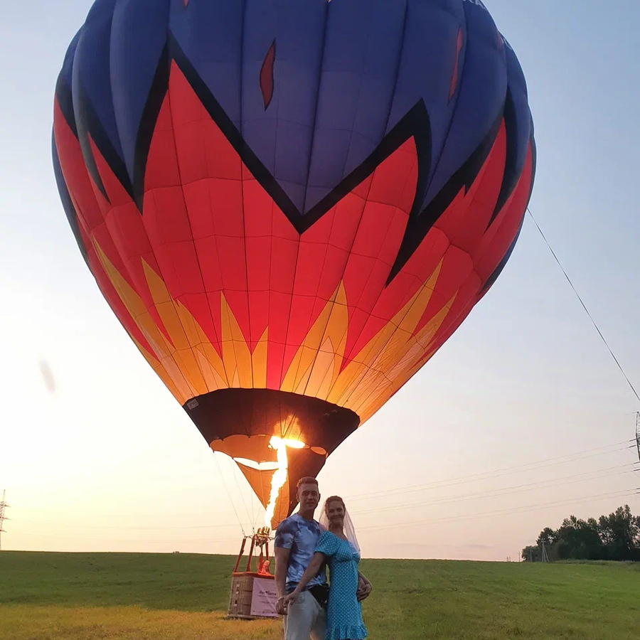 Полет на воздушном шаре для семьи
