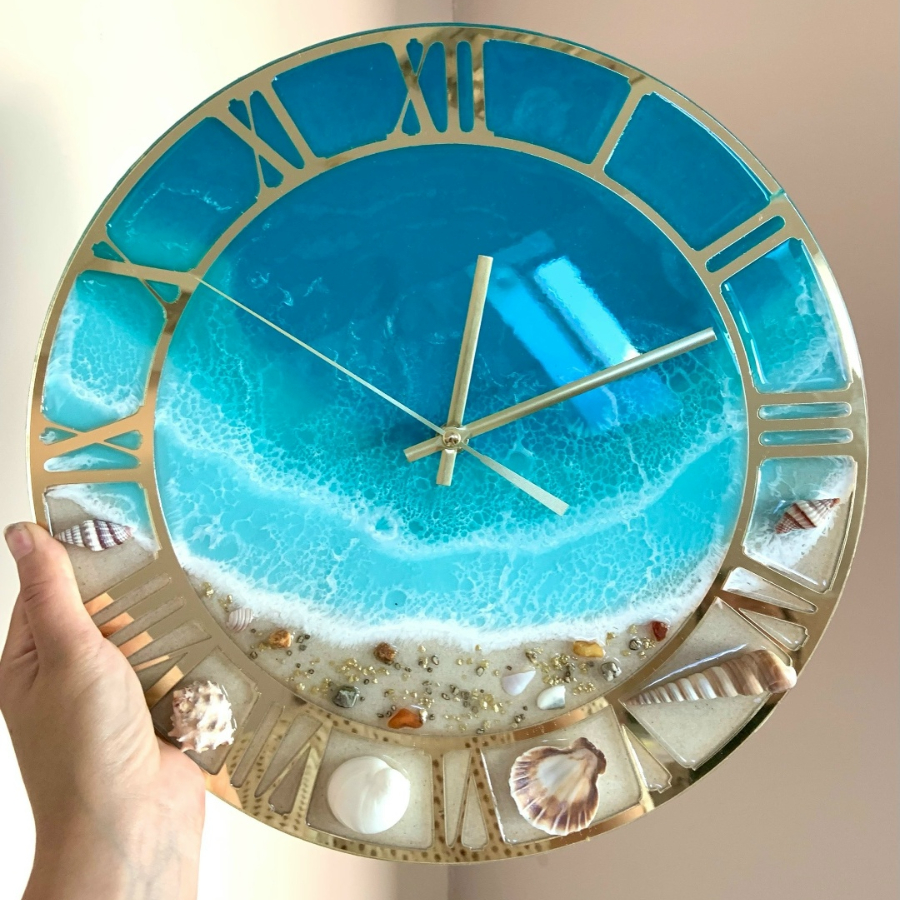 Мастер-класс «Море.Часы» 30 см