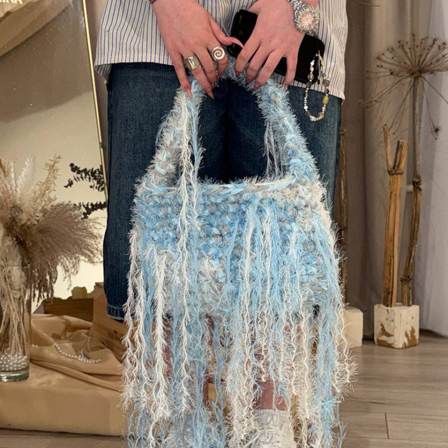 Мастер- класс «Вязание сумки pinterest» для компании