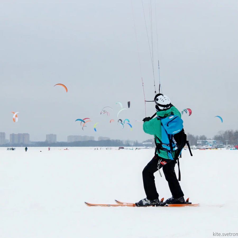 Сноукайтинг для двоих