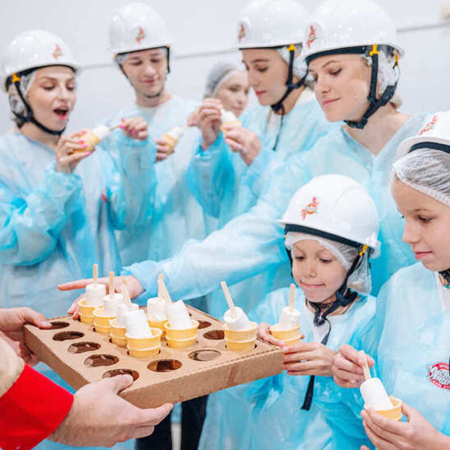 Экскурсия на фабрику мороженого “Чистая линия”