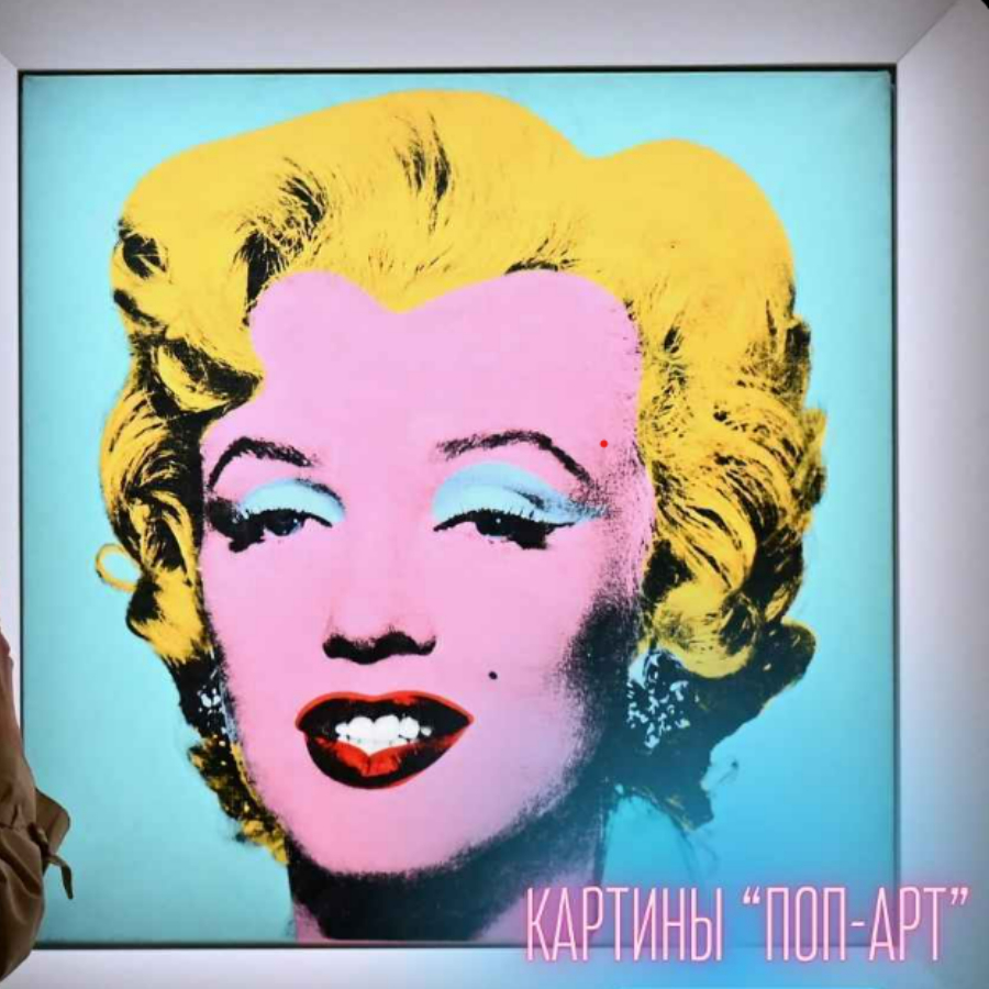 Индивидуальный мастер класс/ свидание по созданию картины в стиле "Pop-art"