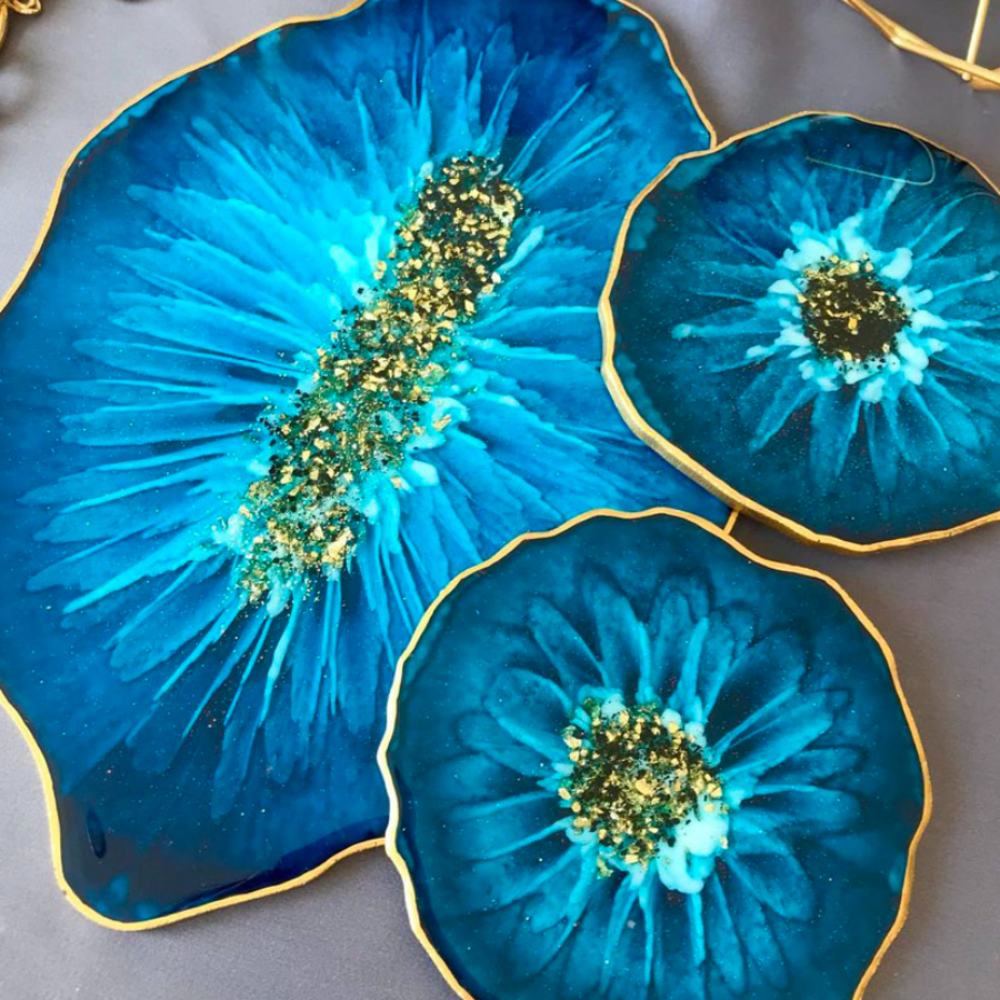 Мастер-класс «Сырная тарелка (прямоугольная 30 см) + 2 подстаканника» для двоих