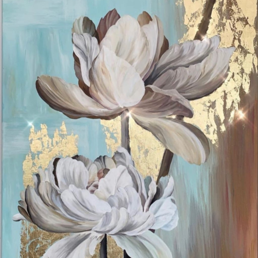 Мастер-класс по интерьерной живописи (холст на картоне 60*40 см)