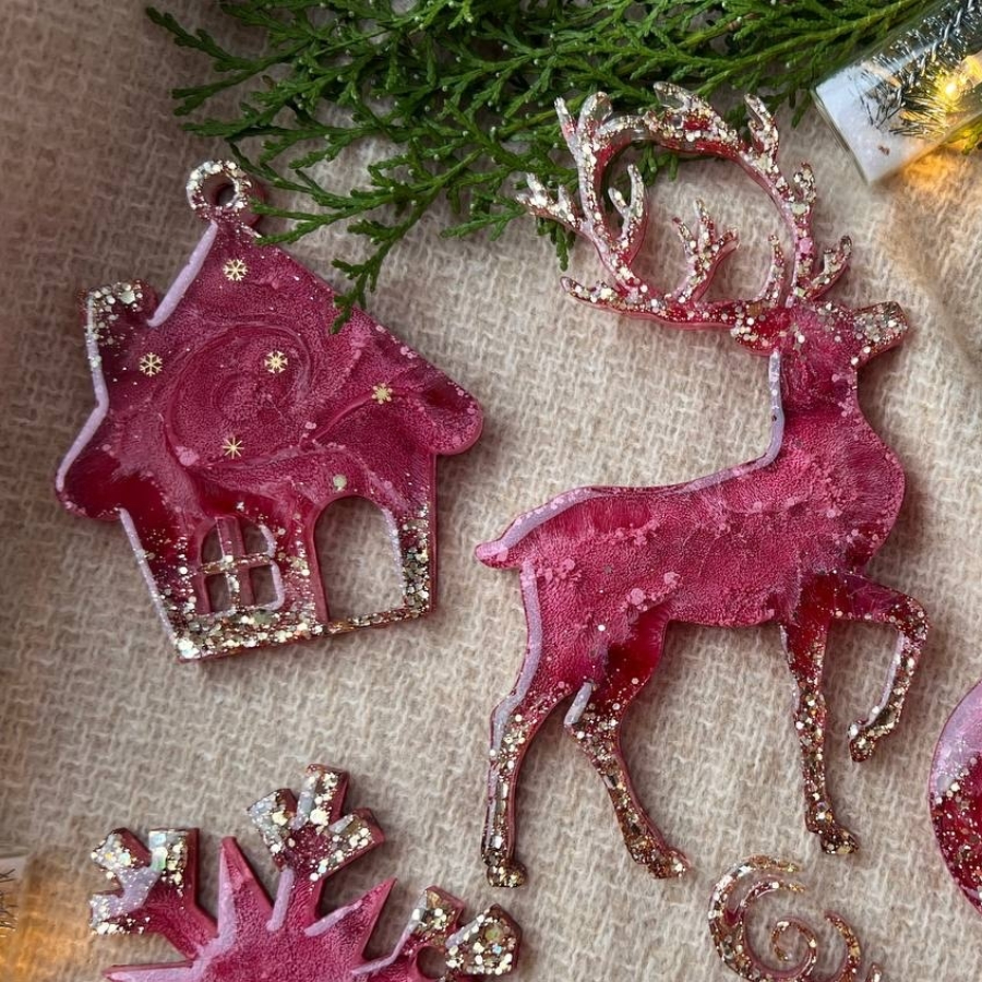 Мастер-класс «Елочные игрушки» 3 штуки