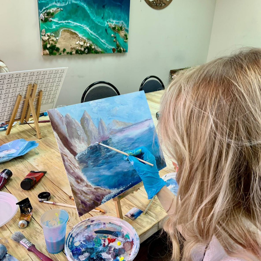 Мастер-класс по рисованию картин (акрил или масло) 30х40