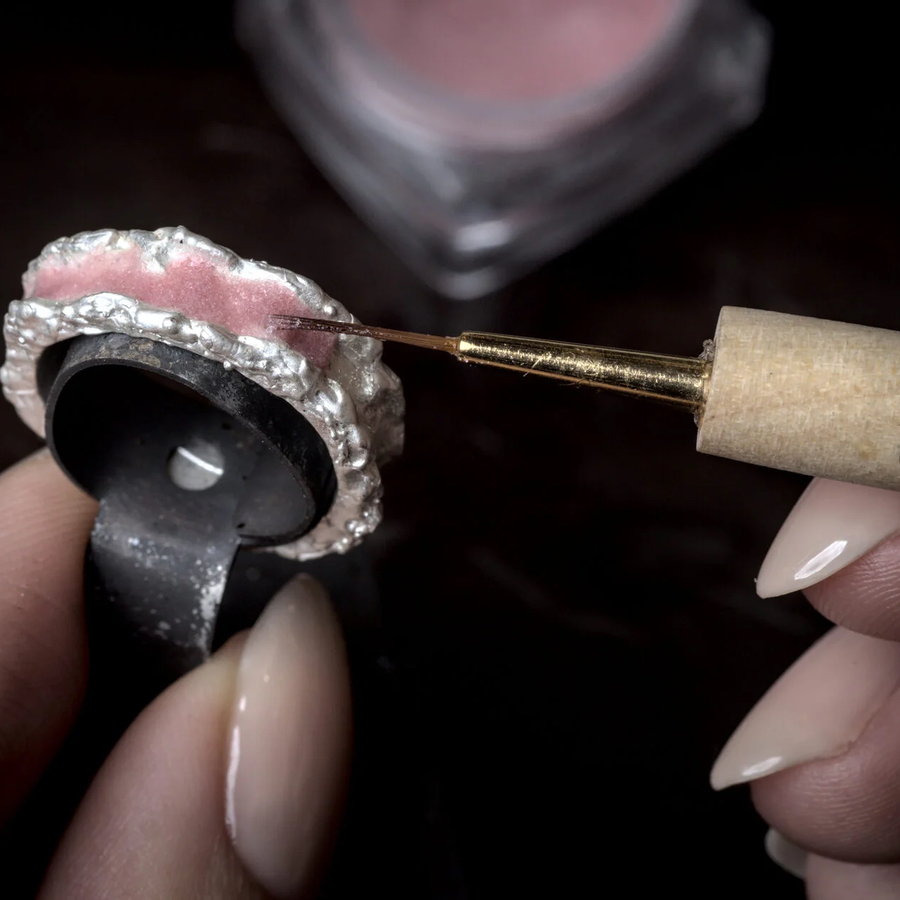 Мастер-класс Кольцо с эмалью