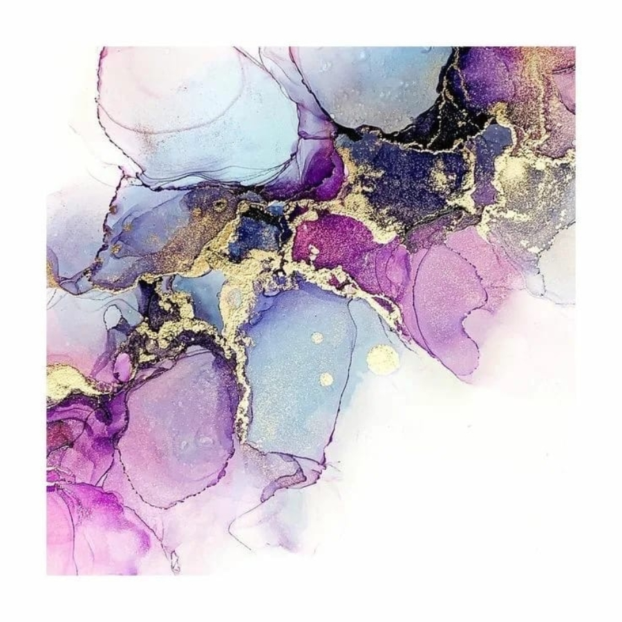 Мастер-класс по алкогольным чернилам 30*40 см