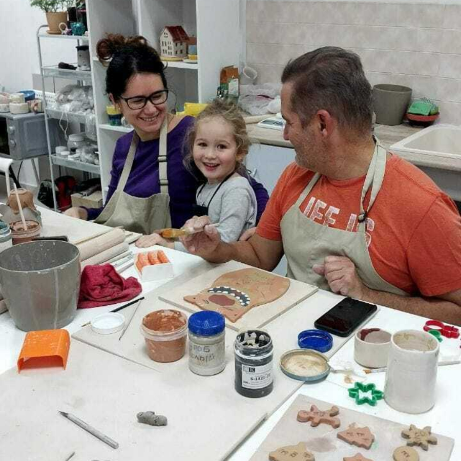 Мастер класс "Гончарное дело" для семьи