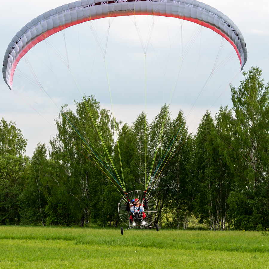 Полет на Паралете (15 минут)