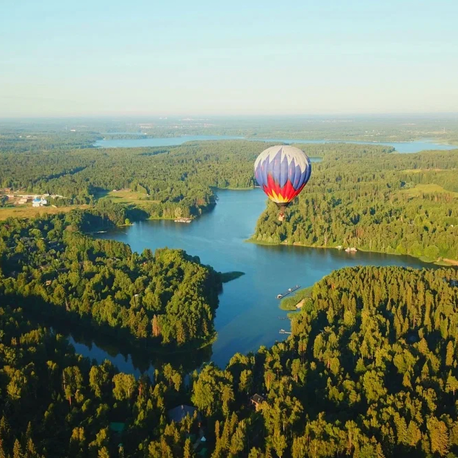 Полет на воздушном шаре для семьи