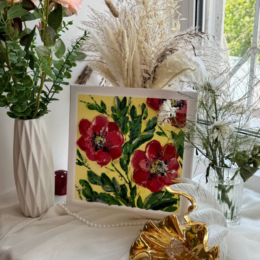 Мастер- класс по созданию интерьерных картин текстурной пастой (для компании)