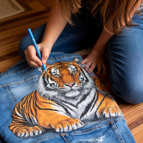 Мастер-класс «Роспись джинсовок»