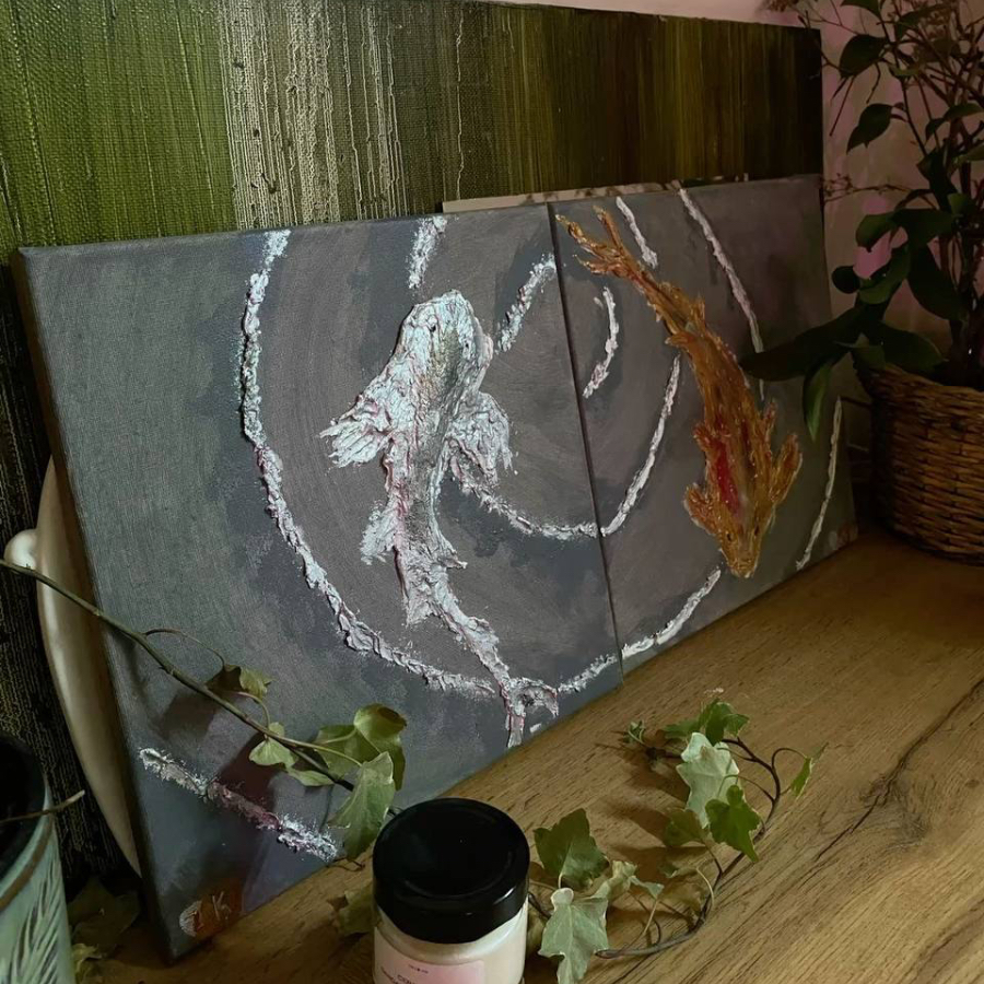 Мастер- класс по созданию интерьерных картин текстурной пастой