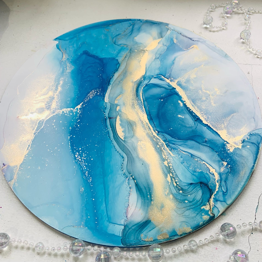 Мастер-класс "Флюид-арт" 50 см для двоих