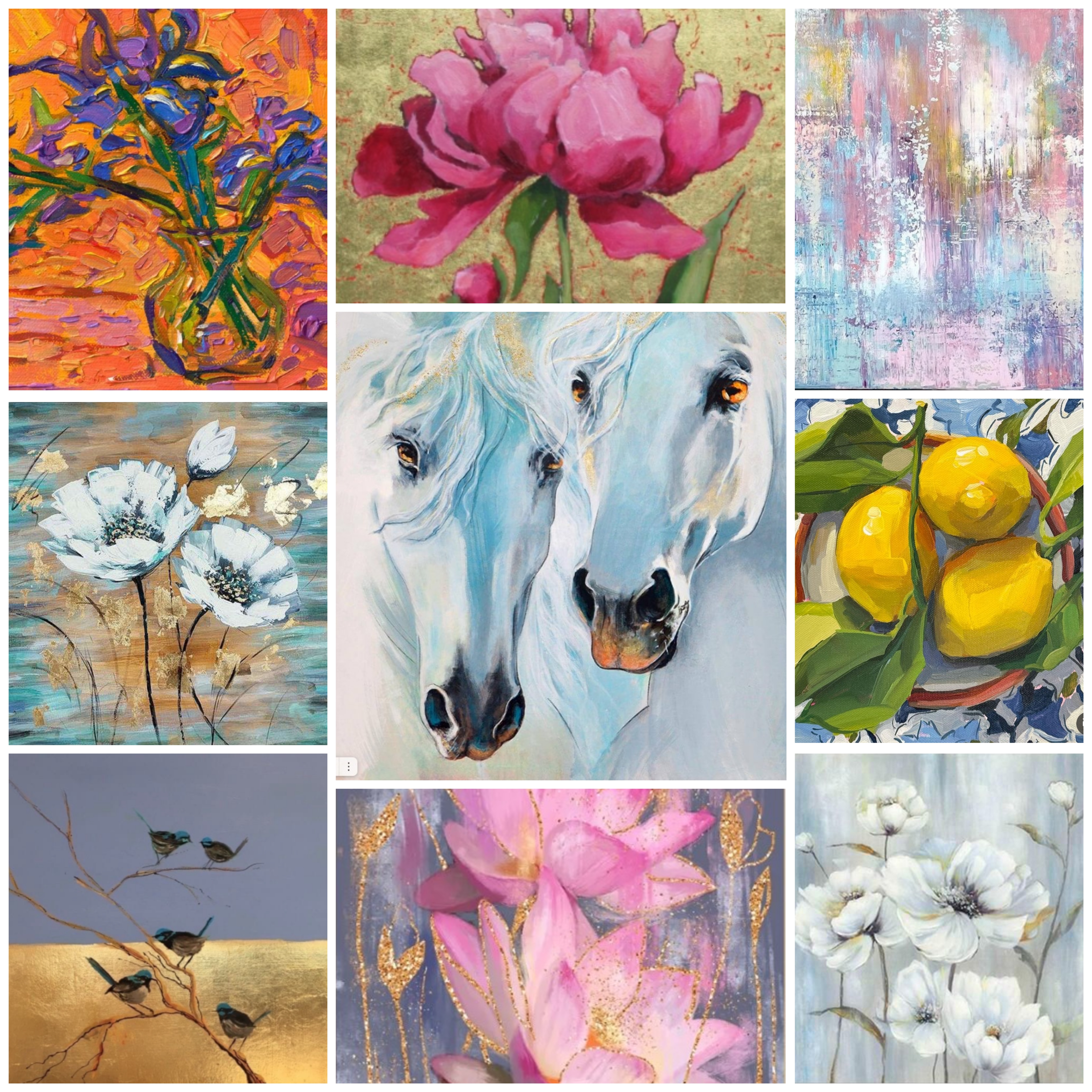 Мастер-класс «Арт-девичник: рисуем картины» для компании