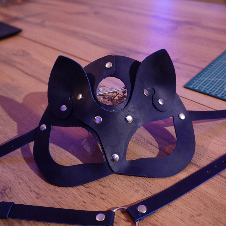 Мастер-класс маска Кошки + Чокер