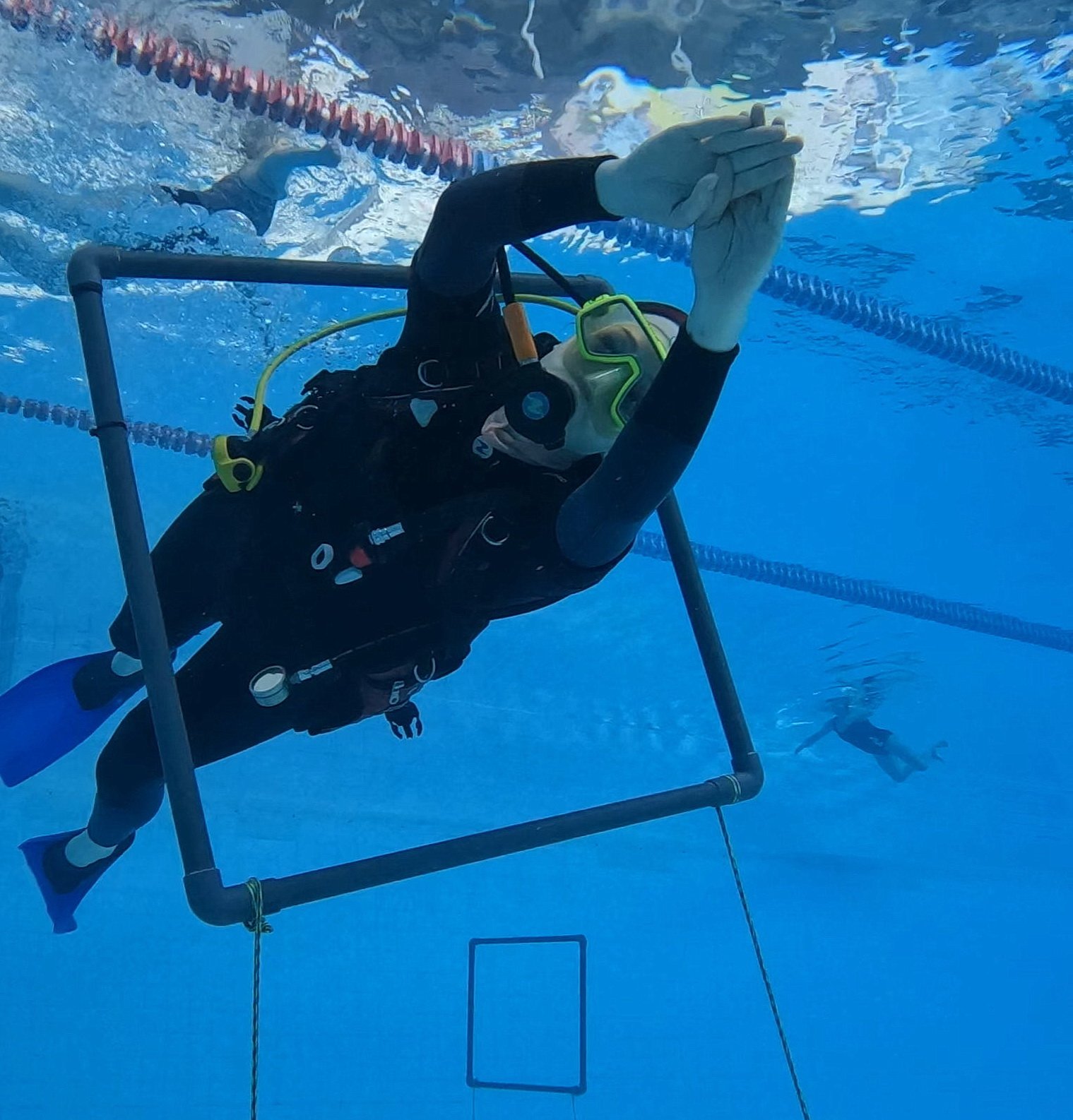 Начальный курс: Diver . Погружение в бассейн