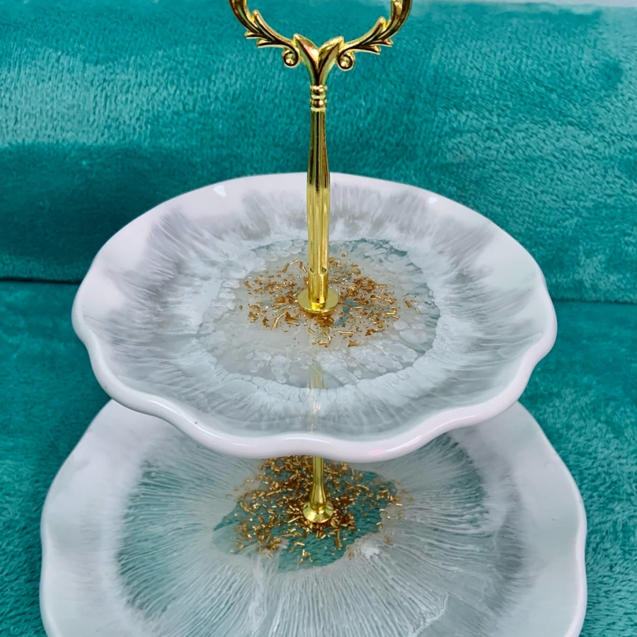 Мастер-класс «Конфетница. Этажерка двухъярусная» для двоих