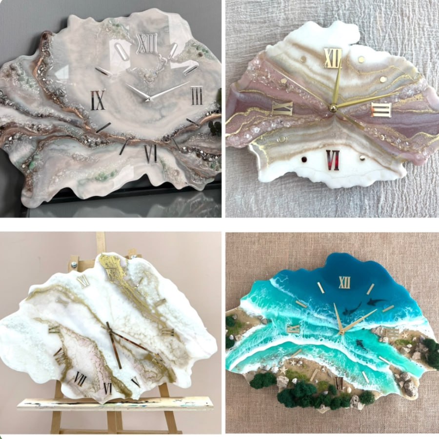 Мастер-класс «Часы Жеода» 50*40 см для двоих