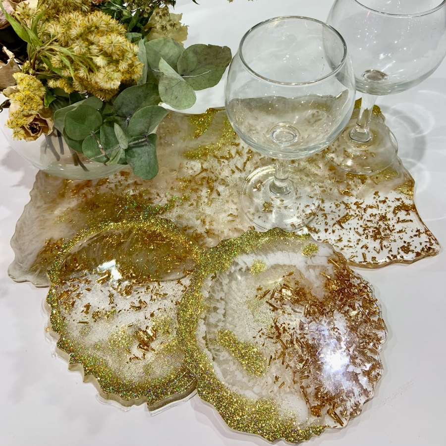 Мастер-класс «Сырные тарелки и подстаканники» (овальная форма) 30 см