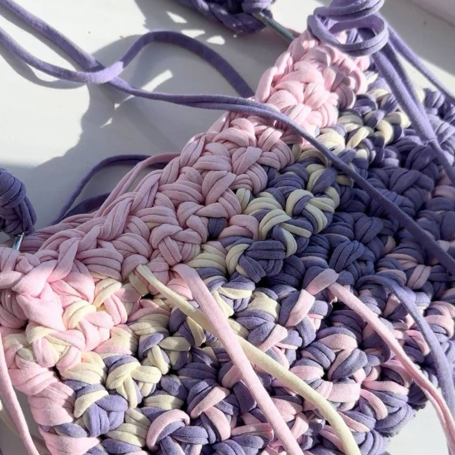 Мастер- класс «Вязание сумки pinterest» для компании