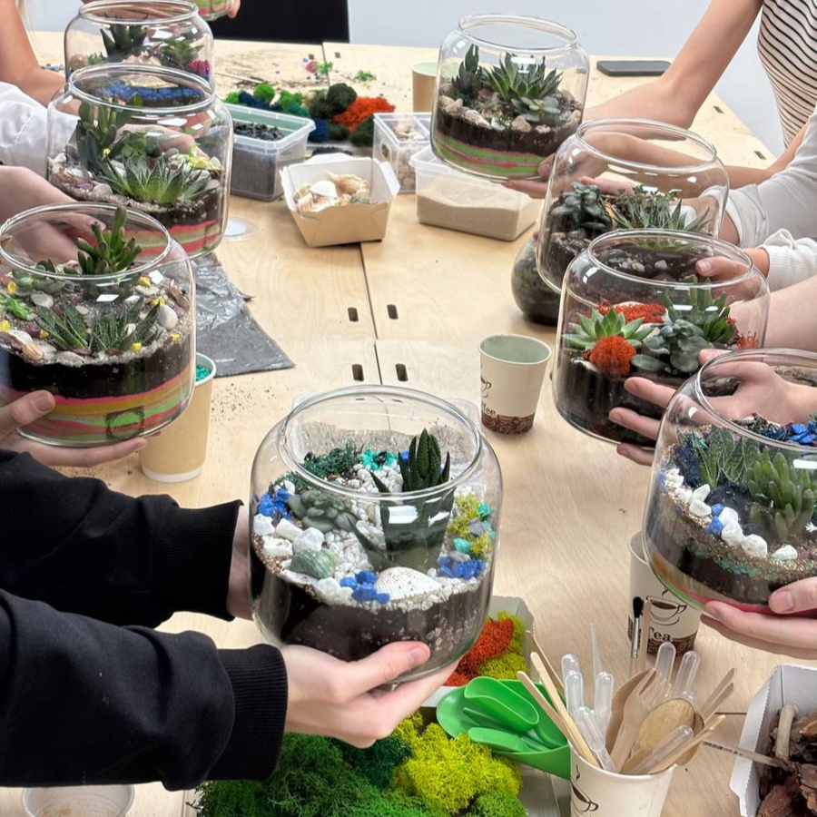 Мастер-класс по созданию флорариума