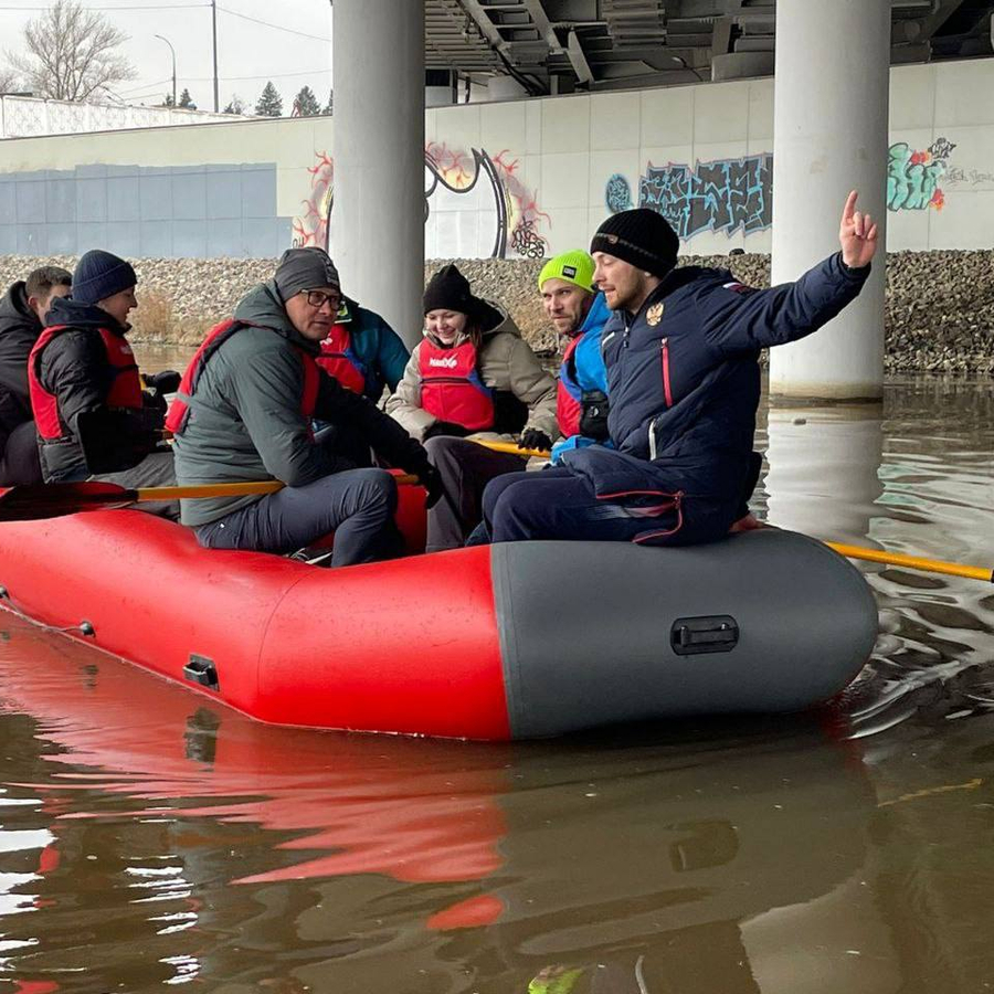 Рафтинг тренировка