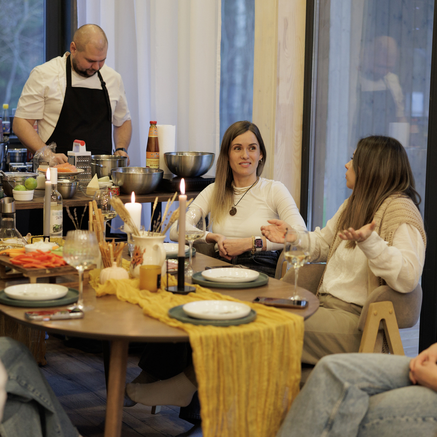 Ужин- мастер- класс в «Гастро- даче»