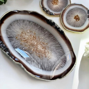 Мастер класс по созданию сырной тарелки из эпоксидной смолы 20/30 для компании