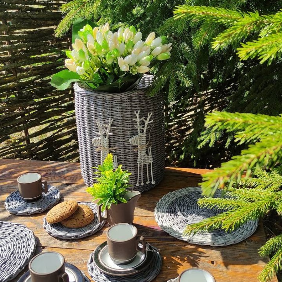 Мастер- класс по плетению из бумажной лозы