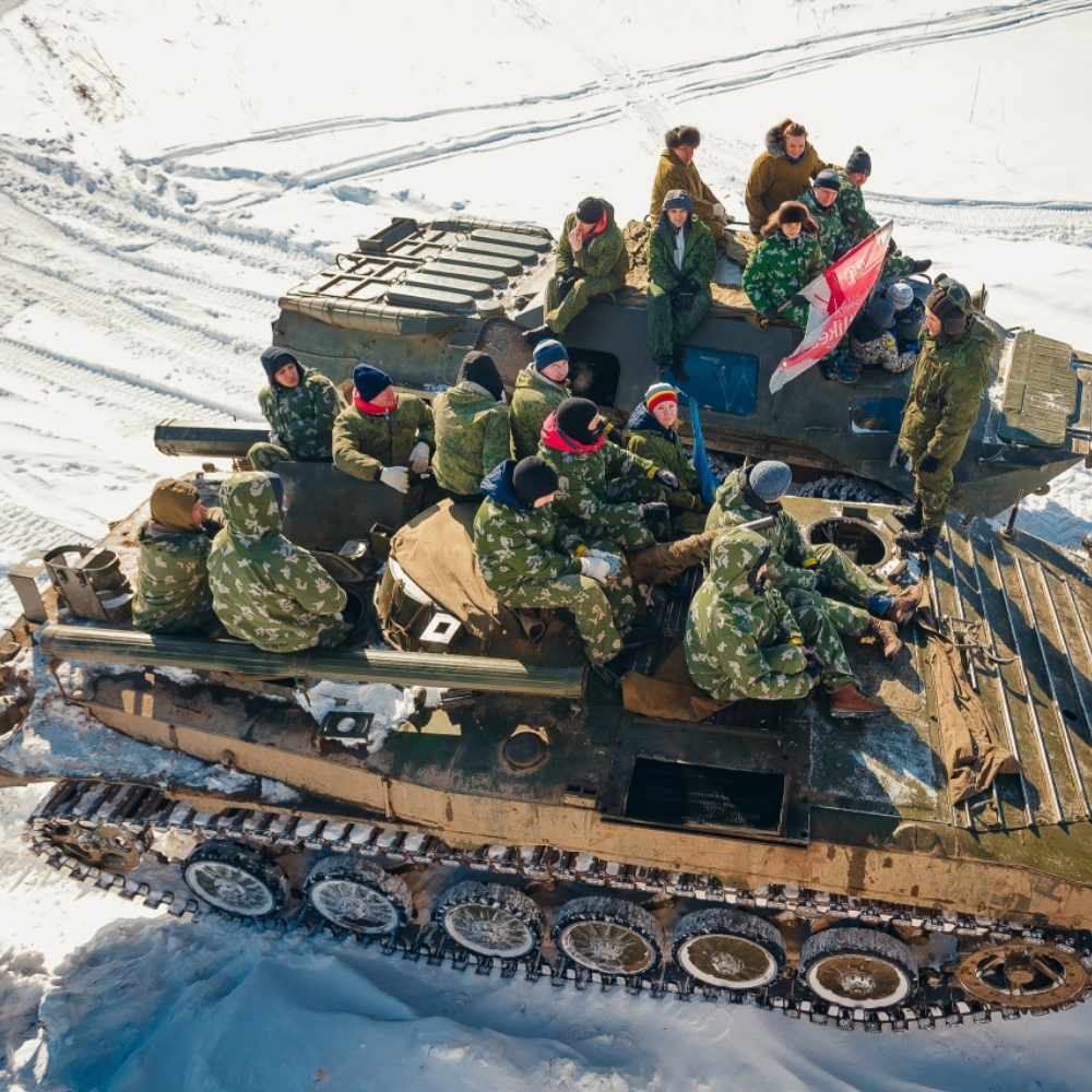 Катание на бронетехнике БМП-1