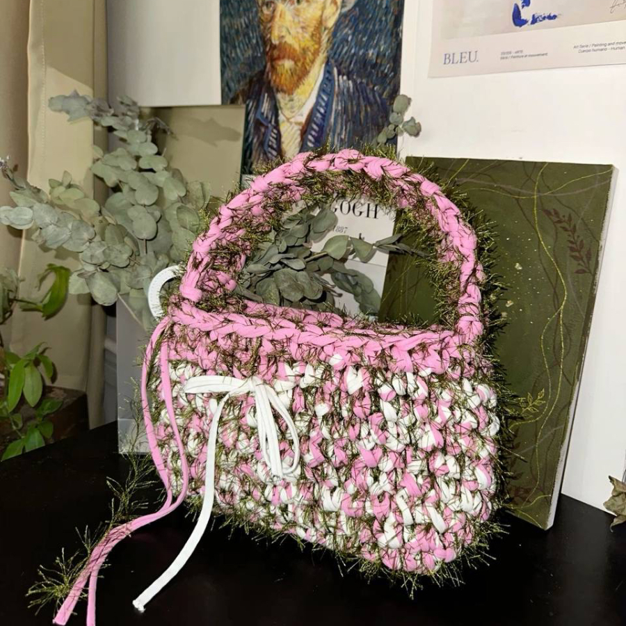 Мастер- класс «Вязание сумки pinterest»