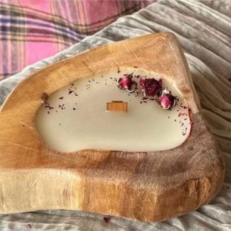 Мастер-класс "Свеча в дереве" для двоих