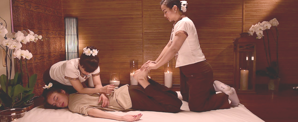 Традиционный тайский массаж в 4 руки (1 час)