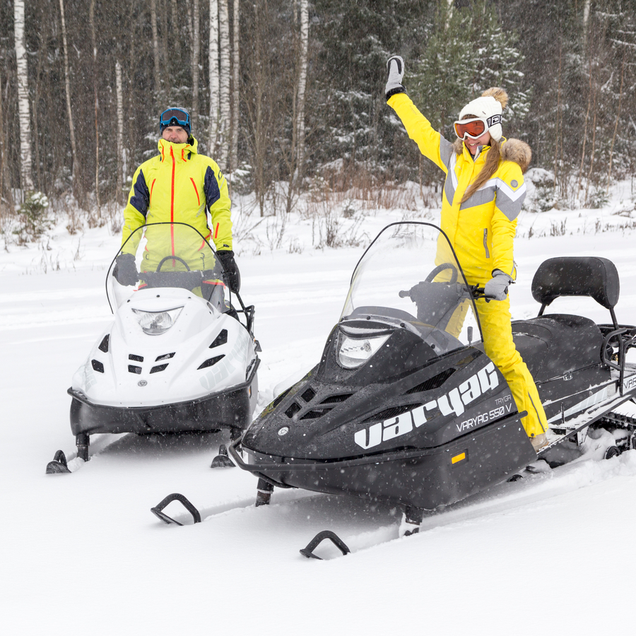 Катание на снегоходе Снежик Лайт