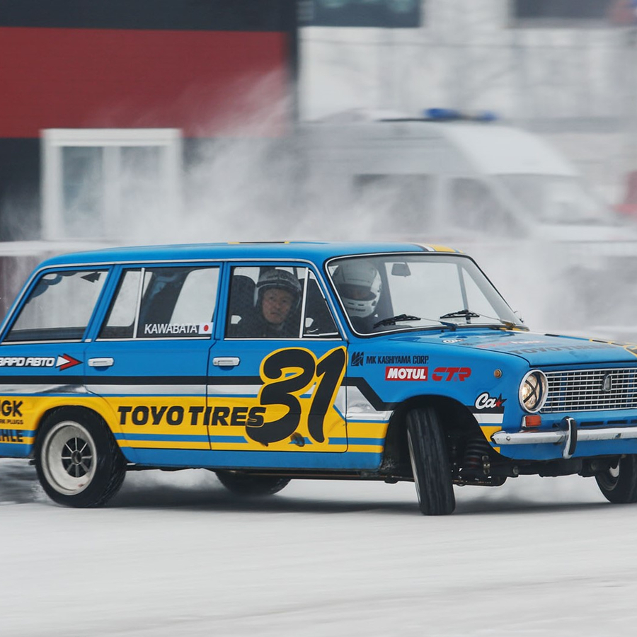 Дрифт на Ваз 2102 (сезонность зима)