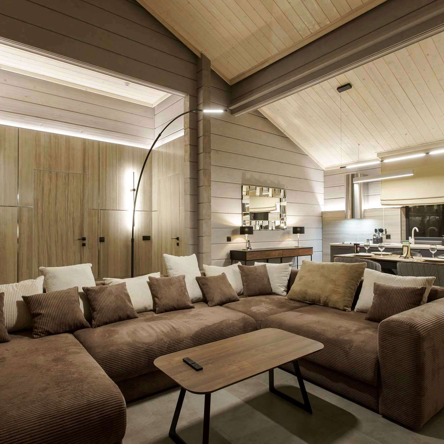 Проживание в шале с двумя спальнями