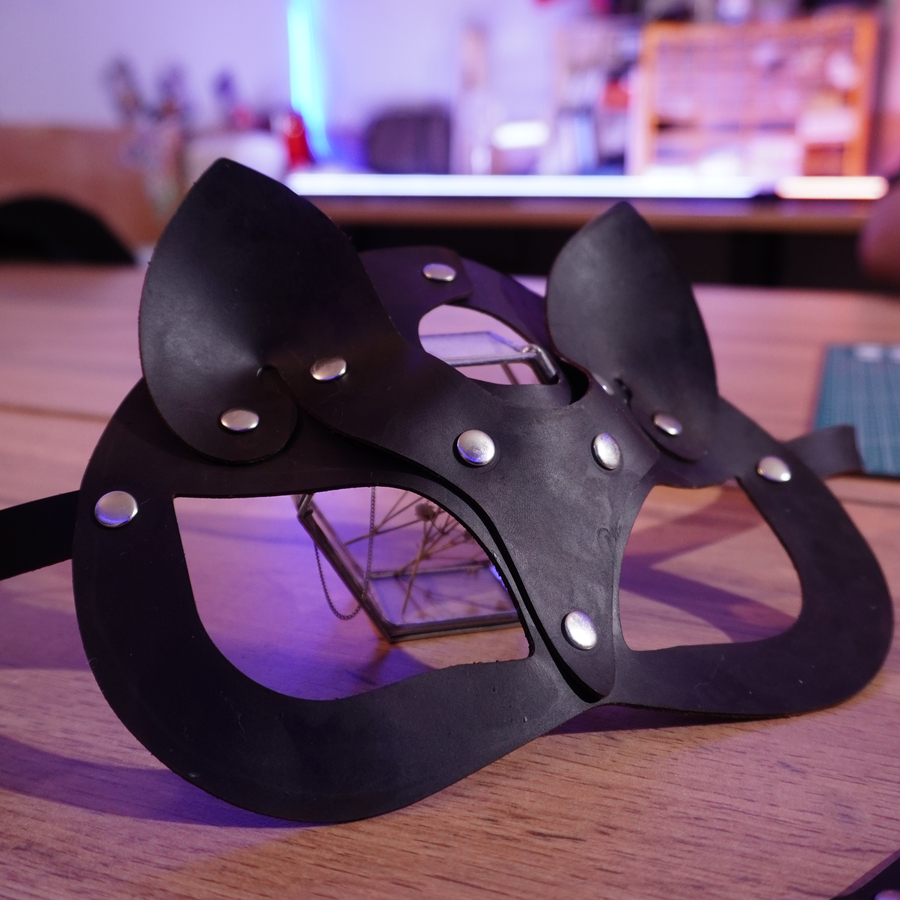 Мастер-класс маска Кошки + Чокер