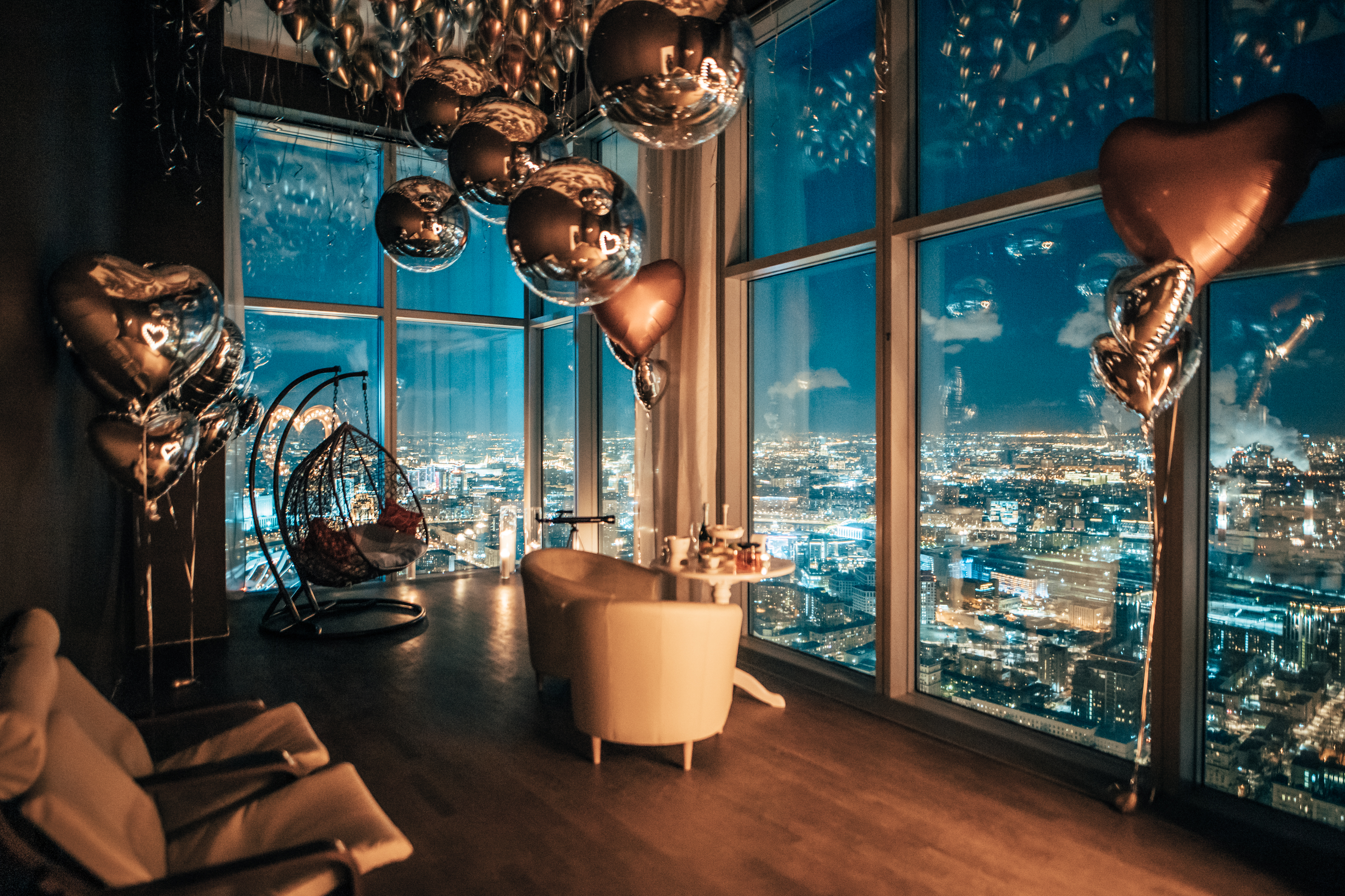 Романтическое свидание в Москва-Сити ( 3 часа)